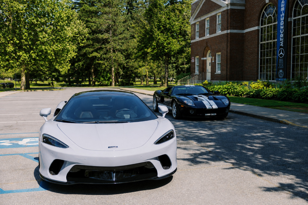 2022 McLaren GT parked at Saratoga Automobile Museum, offered at Saratoga Motorcar Auction